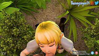 linkle kneels for teasing pov deepthroat blowjob