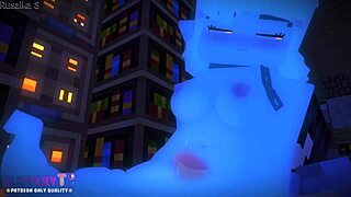 ghost gets excited spotting the hot librarian in chinese subs animation