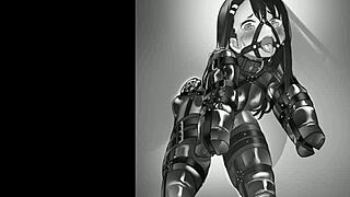 hentai babe bound tight in bdsm ropes ready for punishment