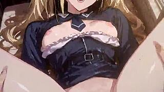 Kanojo x Kanojo x Kanojo Mafuyu overwhelms with cute nude hentai passion and uncensored thrills.