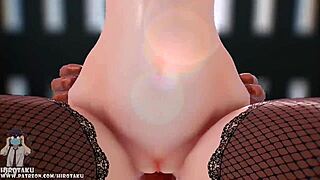 yowane haku's pregnant big ass dances on monster cock before tits bounce in wild hentai ride 🔥💦