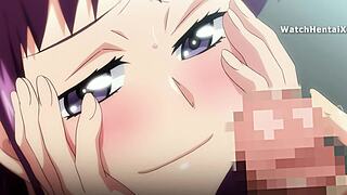 Tempting Anime Teen Student Curves