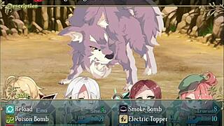 big tits bounce wildly in forest castle fetish fuck!