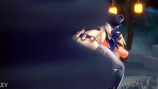 Genshin Impact ass pussy fucked raw anime pounding