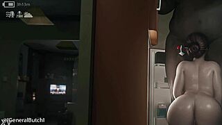 mei from overwatch caught on hidden cam taking fat black monster cock anal deepthroat