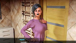 Full Milfs of Sunville 2 Gameplay Part 52: Horny Teacher Slut Fucks Big Cock in Bath!