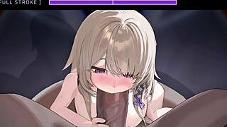 Herta's deepthroat blowjob joi preview stirs my deepest horny feelings