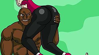 mrs hani the big ass lebanese teacher bends over for hardcore anal pussy pounding by giant student