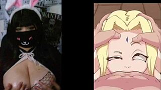 hey, check out this bbw goth eyeing tsunade's thick rule34 hentai tits compilation