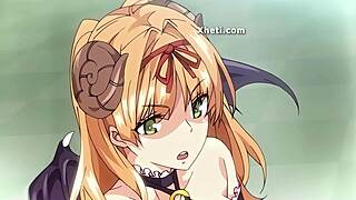 Big Tits Anime Wife Hard Fast Doggystyle Fuck Creampie