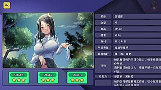 Sex counselor sneaks campus wild fuck with big-titted senpai under starry night, tits heaving wildly.