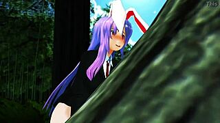 Reisen MMD Futanari Big Ass Big Tits Masturbation Slut