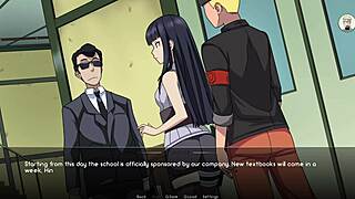 train sakura and hinata asses in class