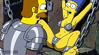 slut wife cheats on cuck hubby in simpsons parody fairy tale dirty stories compilation
