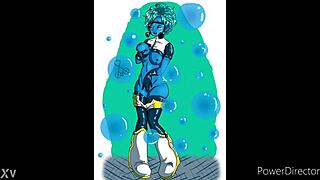 Bubble girl jiggles massive tits in hardcore hentai fuck fest creampie overload scene