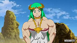 Palutena's Flexible Nude Flex and Pec Bounce Tease Small Tits