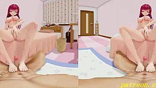 vr mmd sailor marine nude footjob teases in 3d hentai