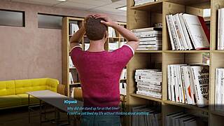 Full Milfs of Sunville 2 Gameplay Part 52: Horny Teacher Slut Fucks Big Cock in Bath!