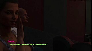 Slutty perfect housewife cheats riding old best friend's monster cock while husband jerks watching