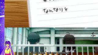 my heart races in school days hentai with big titted japanese babe