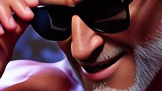 mileena teases johnny cage's cock in the cage before fat tits fatality drops doesn't she?