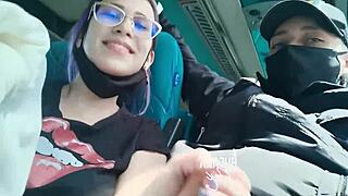 follando en bus copetran con desconocido que pago pasaje... big ass latina big cock public cumshot monster tits 🍑🍆💦