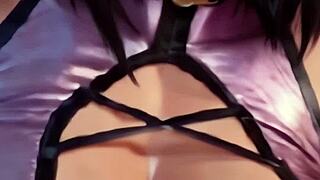 mileena teases johnny cage's cock in the cage before fat tits fatality drops doesn't she?