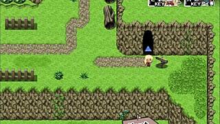 big tits bounce wildly in forest castle fetish fuck!