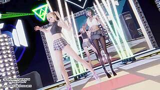 marie rose and tamaki perform sunlight sexy dance in revealing costumes doa mmd hentai uncensored 4k 60fps