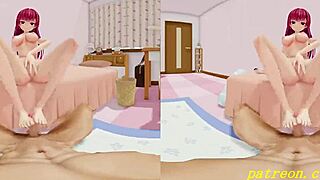 vr mmd sailor marine nude footjob teases in 3d hentai