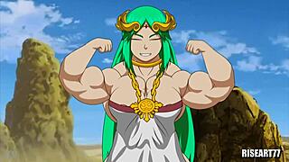 Palutena's Flexible Nude Flex and Pec Bounce Tease Small Tits