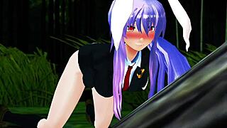 Reisen MMD Futanari Big Ass Big Tits Masturbation Slut