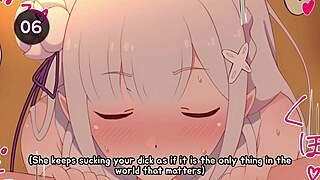 Emilia Begs for Christmas Breeding Creampie with Cock Worship Paizuri Blowjob in Public Re Zero Hentai