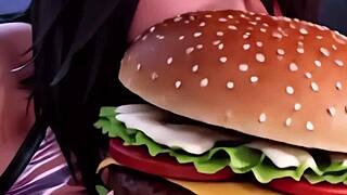 mileena teases johnny cage's cock in the cage before fat tits fatality drops doesn't she?