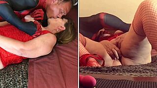 Granny Supergirl Screams Fuck Me Spiderman as He Pounds Her Milf Pussy with Huge Cock!