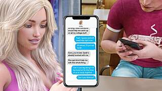 Full Milfs of Sunville 2 Gameplay Part 52: Horny Teacher Slut Fucks Big Cock in Bath!