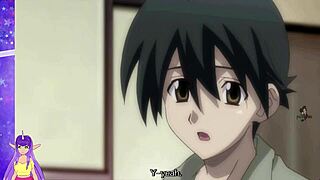 my heart races in school days hentai with big titted japanese babe