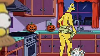 slut wife cheats on cuck hubby in simpsons parody fairy tale dirty stories compilation