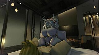 roblox slut takes monster cock deep in her wet pussy! 🍆💦