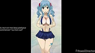 Jerk off to Jubia in this soft hentai JOI, ready? 😏