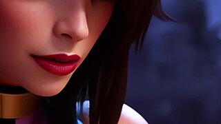 mileena teases johnny cage's cock in the cage before fat tits fatality drops doesn't she?