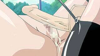 hentai threesome where sister and redhead friend take turns on my ass isn't it hot