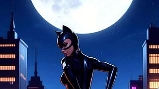 wanna see catwoman get her ass fucked by a huge milf stepmom cock?