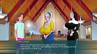 Nun’s handjob hints at forbidden pleasure