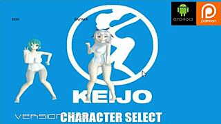 hey check out this game fight with super butt boobs in keijo street action trailer