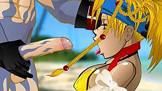 Anime Blonde Sucked Off Deep In Mouth Manga Hentai Ravaged