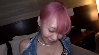 パート2派手髪パイパン爆乳ギャル Blowjob Cowgirl Doggystyle Slut Pov!