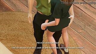 That alluring muse next door tempts in 3D hentai preview