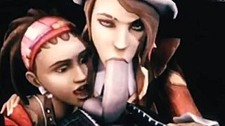 Borderlands hentai stars big ass tits anal blowjobs creampies orgy riding squirt fest