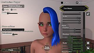 hey, wanna see this gameplay bitch land her character creation with wild hentai twists?